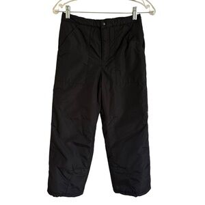 Columbia Kids Unisex 10/12 Black Nylon Insulated Snow Pants Ski Snowboard Winter